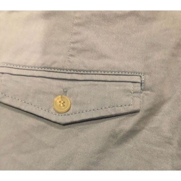 Dockers mid rise curt light blue Bermuda style shorts size 14 - Picture 4 of 11